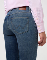 Damskie Spodnie Jeansowe Wrangler High Skinny Lovers 112351323